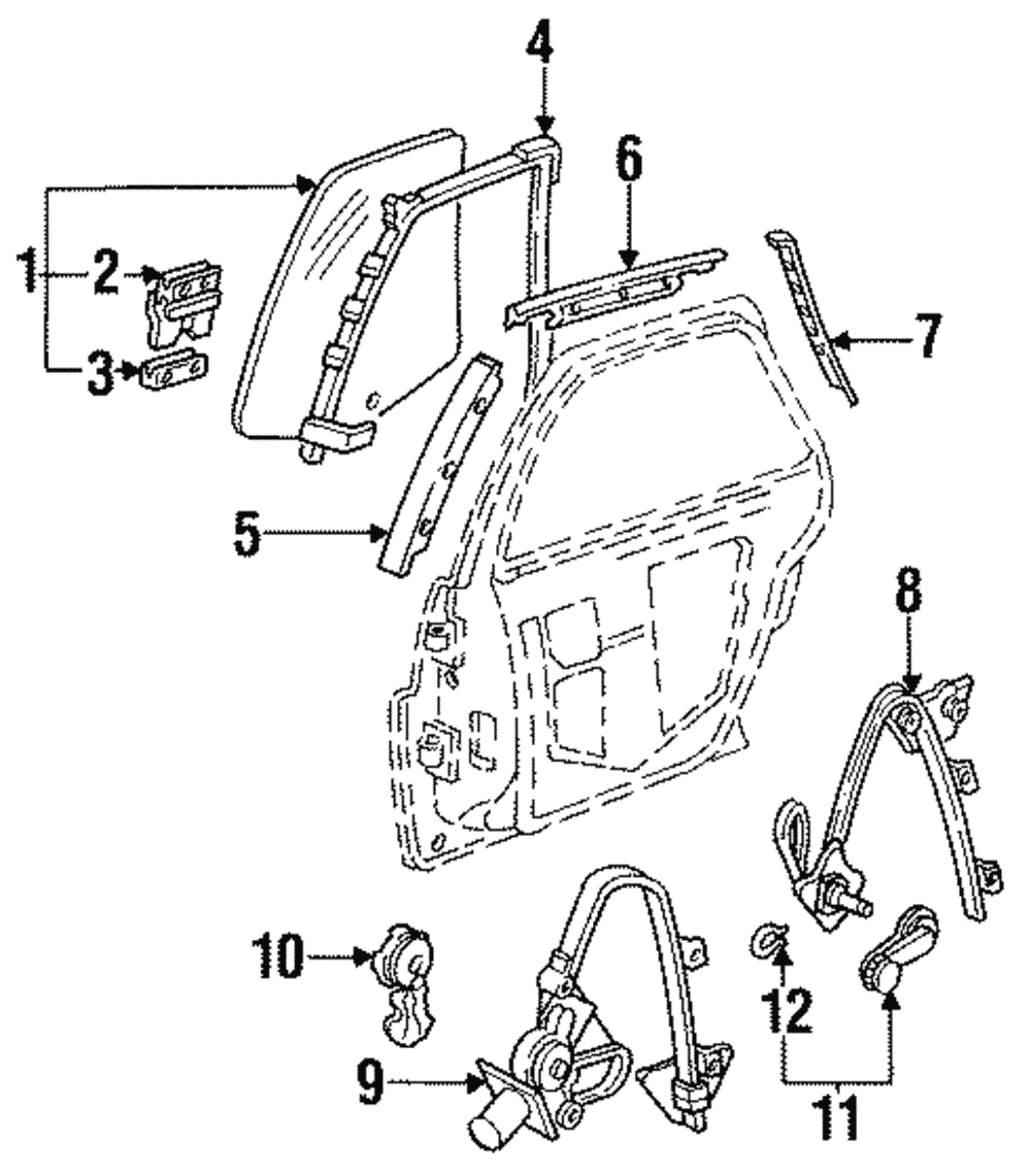 Window Motor - GM (12362293)