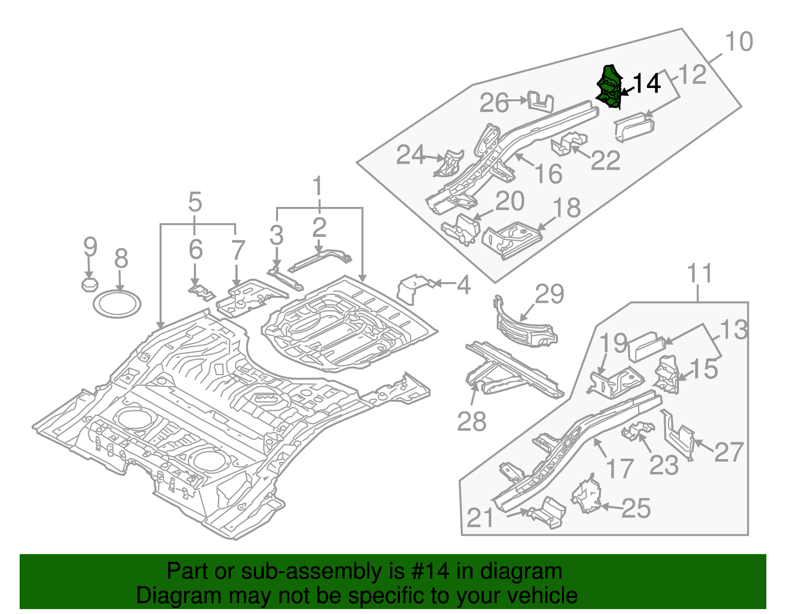 Bumper Bracket - Volkswagen (7L0-801-770-C)