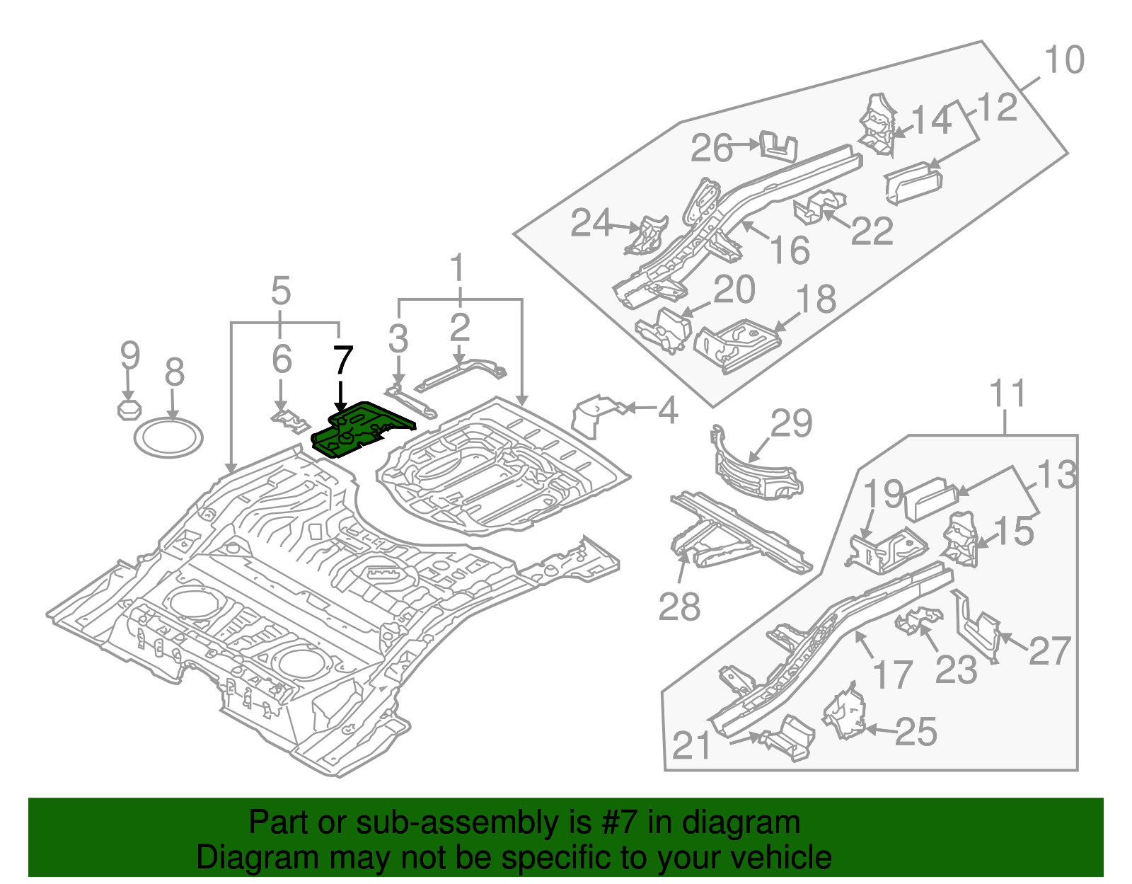Cover Plate - Volkswagen (7L0-801-569-B)