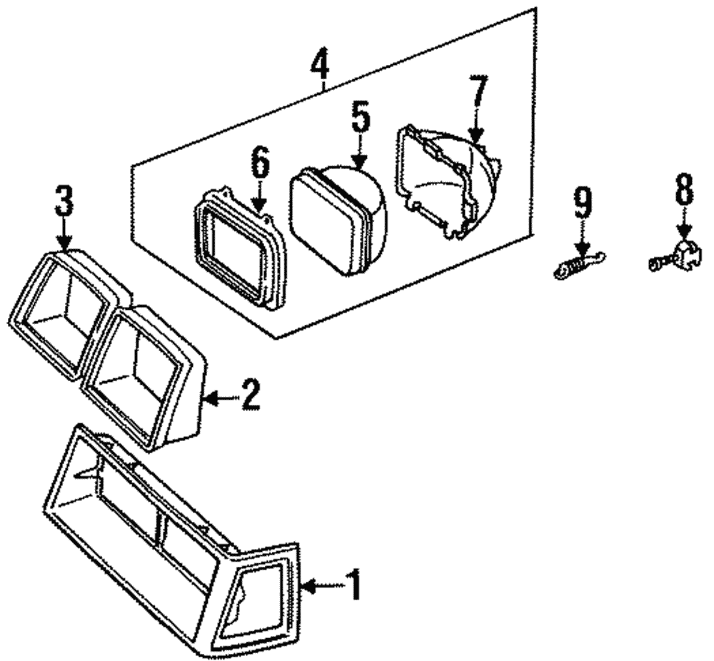 Headlamp - GM (5973932)