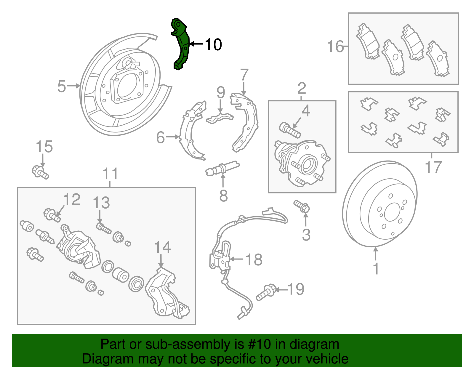 Adjust Lever - Toyota (46611-47020)