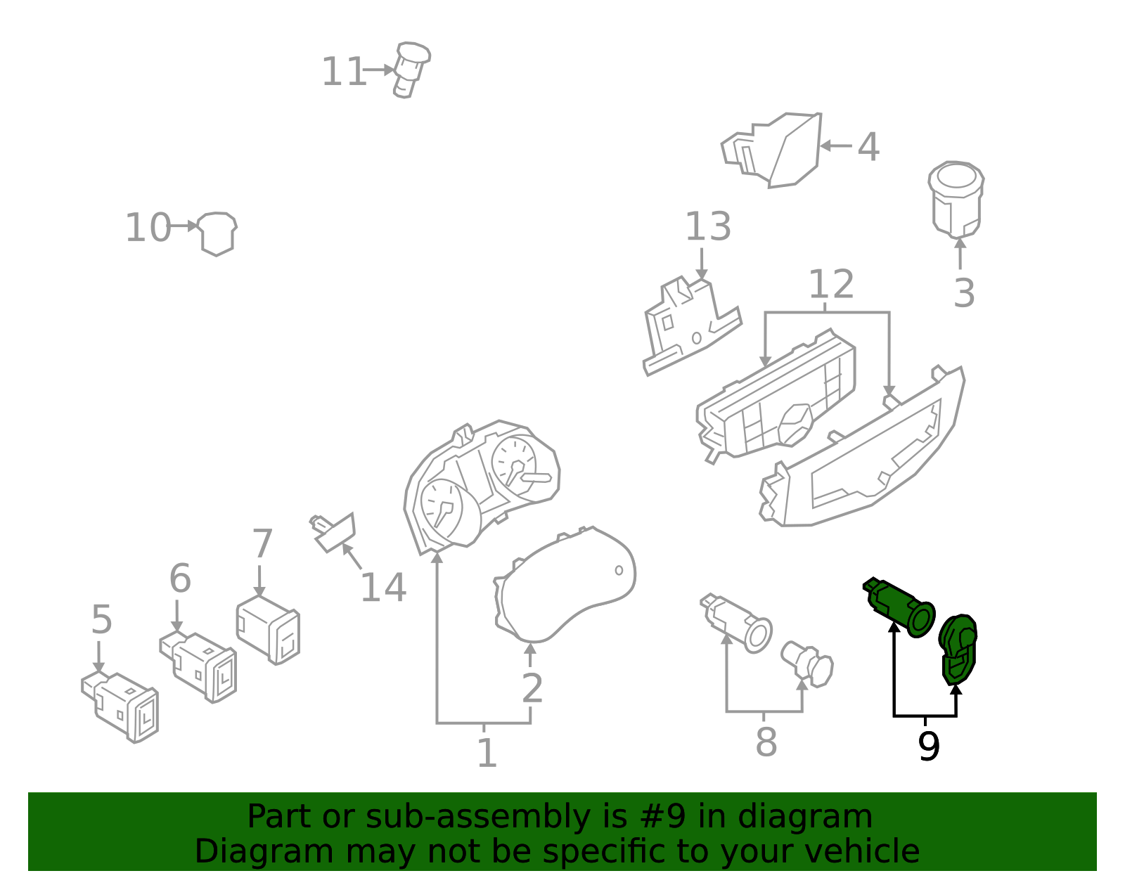 2018-2024 Nissan Power Outlet 25331-5RL0B | Boro Nissan Parts