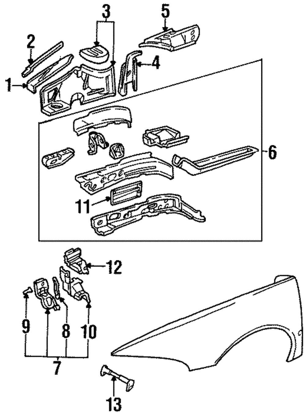 Apron Assembly Brace - GM (25649714)