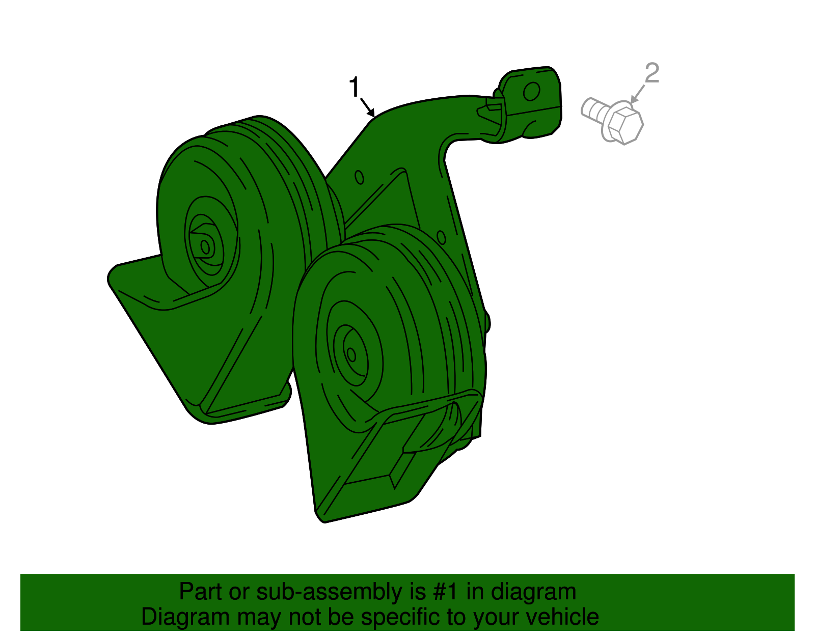 Dual Note Horn - GM (90805203)