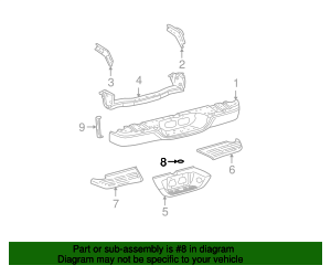 52591-0C010 - Center Plate Seal - 2003-2006 Toyota Tundra | DiscMonster