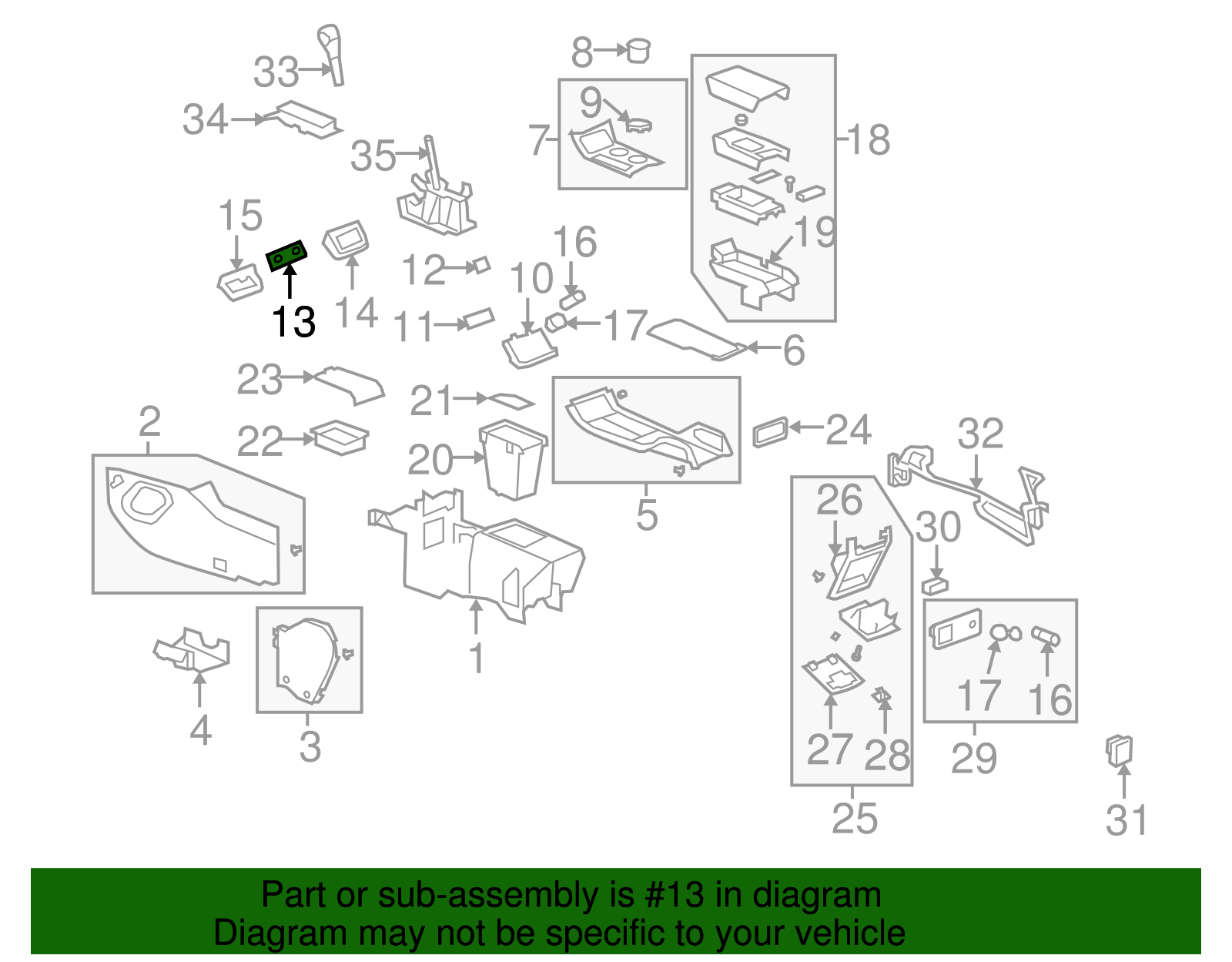 Auxiliary Heating and Air Conditioning Control Panel - GM (10385181)