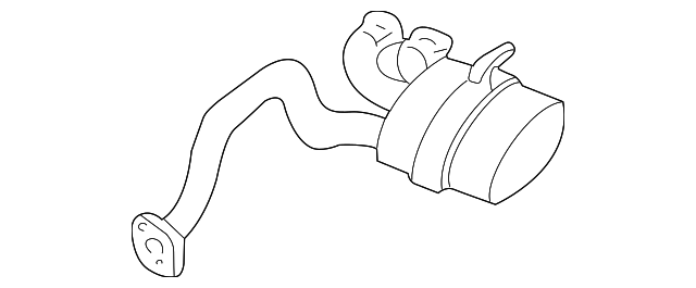 Muffler Assembly, Exhaust Left - GM (88895881)