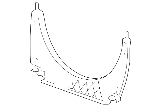 Engine Cooling Fan Lower Shroud - GM (25862431)