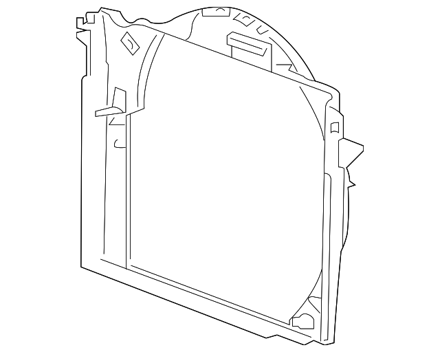 Engine Cooling Fan Upper Shroud - GM (25862433)