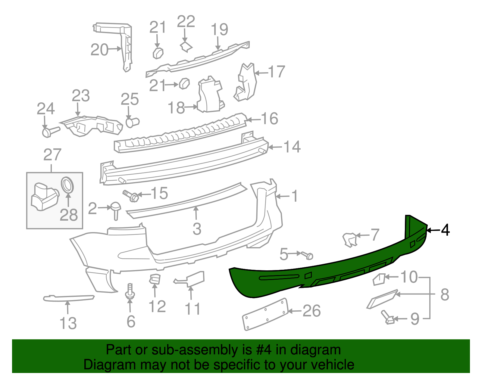 Lower Cover - Volkswagen (7L6-807-434-AA-9B9)