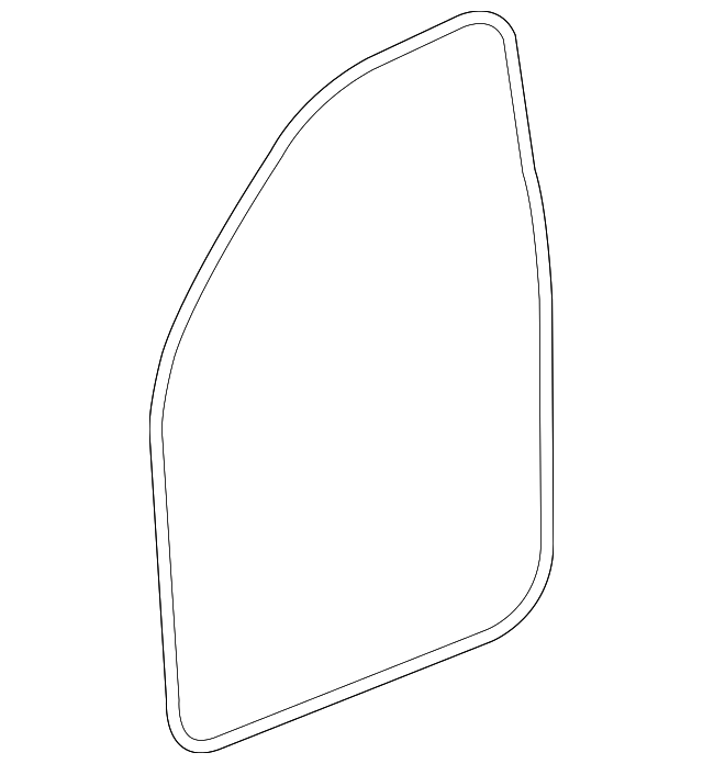 Front Side Door Body Side Weatherstrip - GM (84349113)