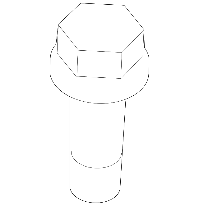 Bolt, D/Seat Belt(Retr Side) - GM (94858849)
