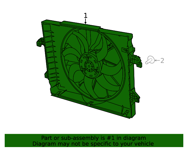 20192022 Ram 1500 Fan Module 68268606AE Mopar Parts & Accessories Canada