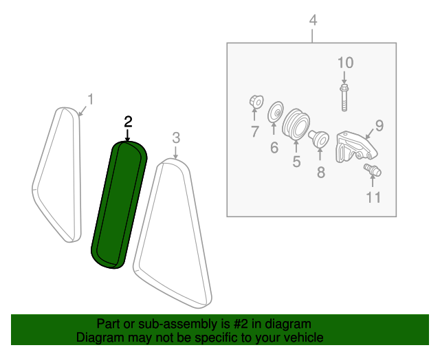 19902005 Mazda Miata Power Steering Belt B61P15907B