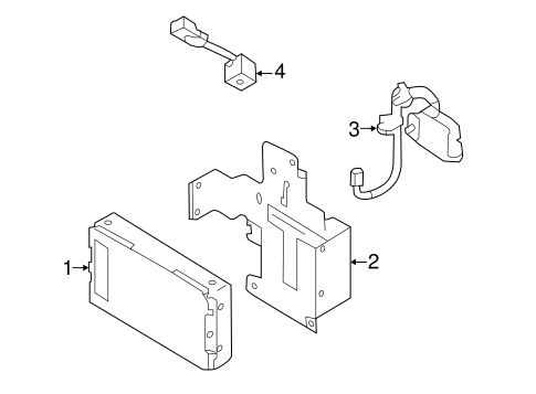 Communication System Components for 2016 Nissan Quest #0