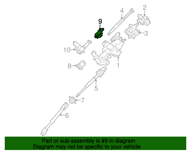 20092014 Ford F150 Gear Shift Assembly 9L3Z7210FA OEM Parts Online