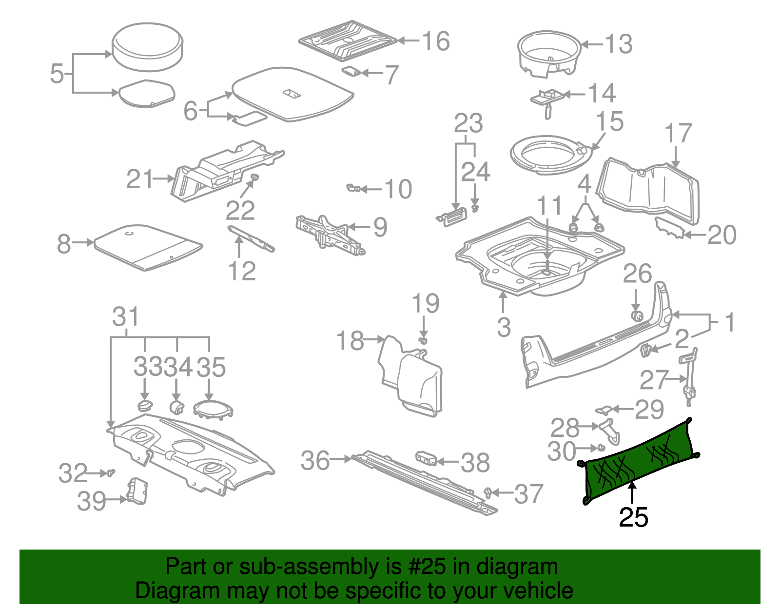 Cargo Net - Buick (25789056)