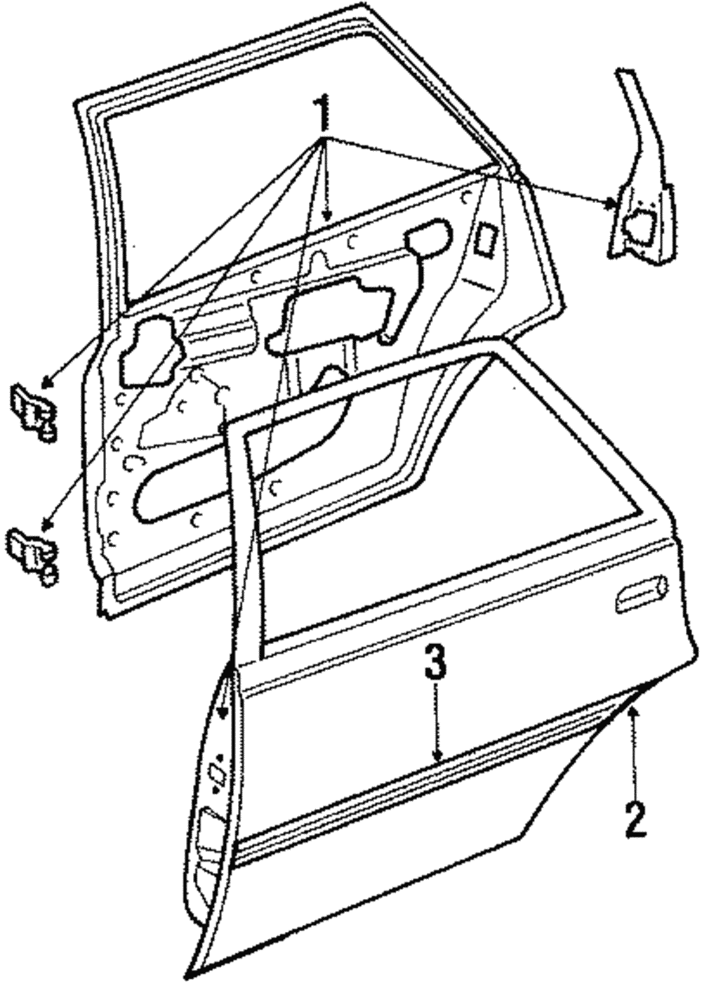 Molding, R/D(Left-hand)(N19) - GM (96138833)