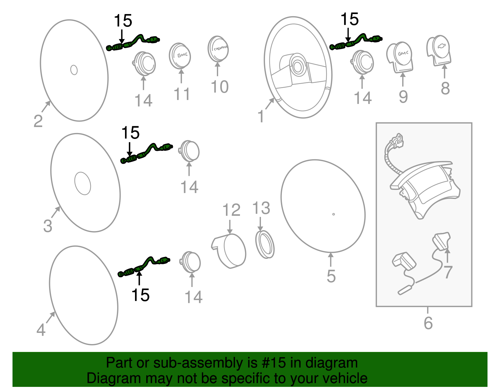 Horn Wire - GM (9769448)
