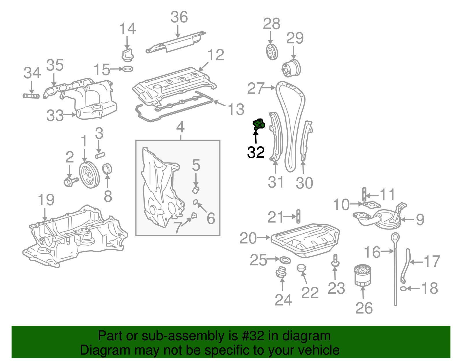 Tensioner - Scion (13540-21020)