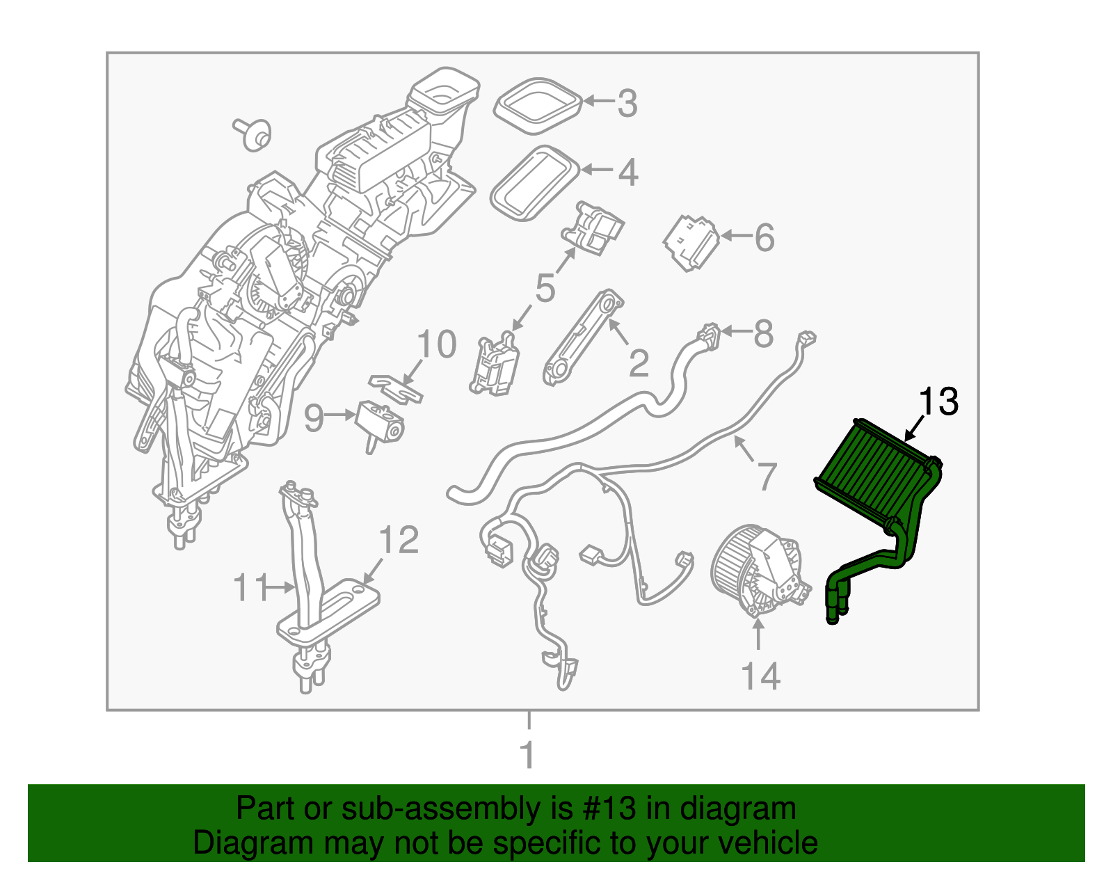 Motorcraft™ Heater Core - Ford (HC-79)