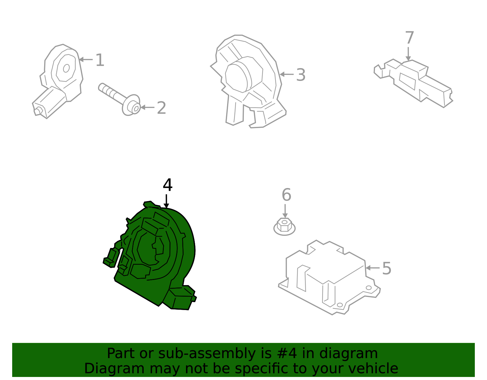 Clock Spring - Ford (GN1Z-14A664-D)