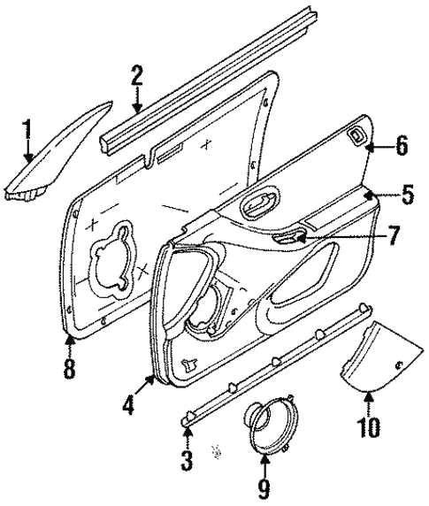 MOPAR 4759144 WINDOW SWITCH