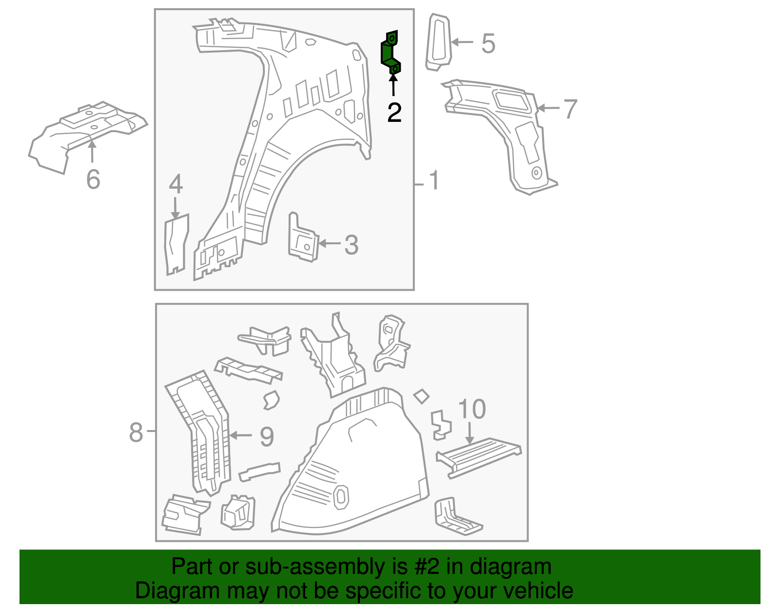 Multi-Purpose Bracket - GM (96845611)