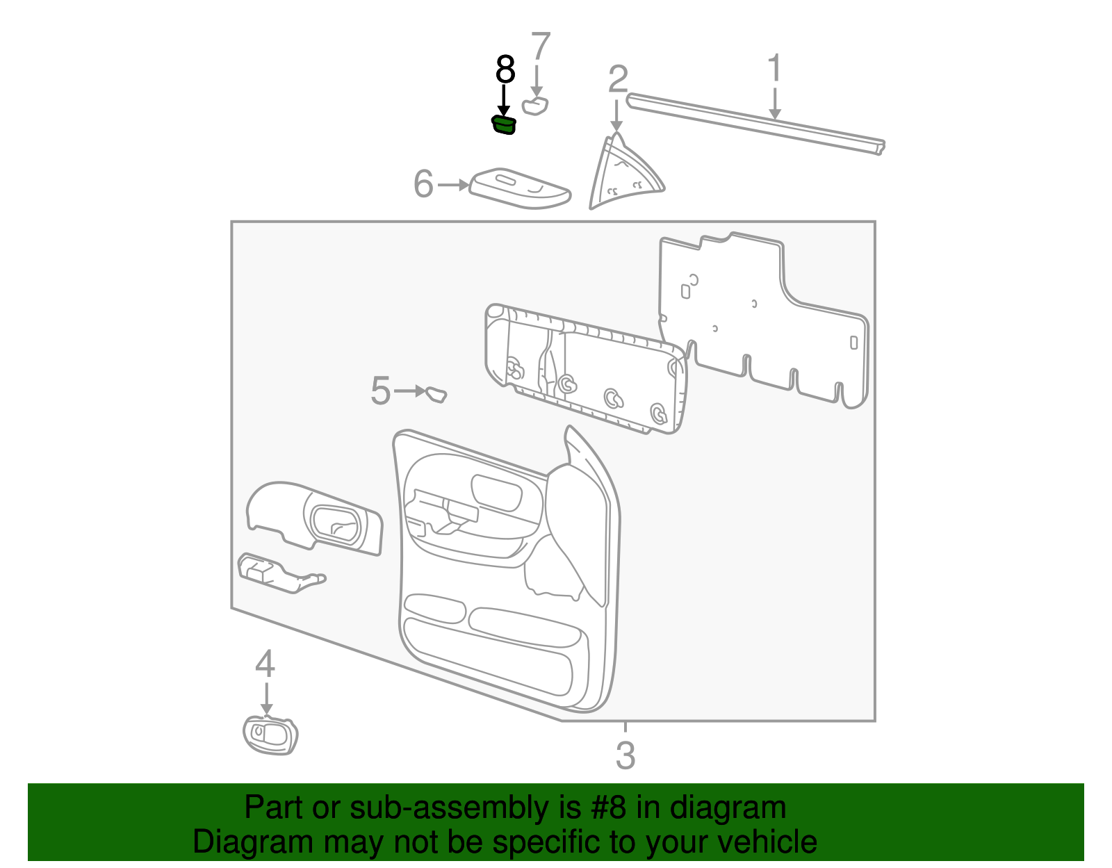 Window Switch - Ford (YL3Z-14529-BA)