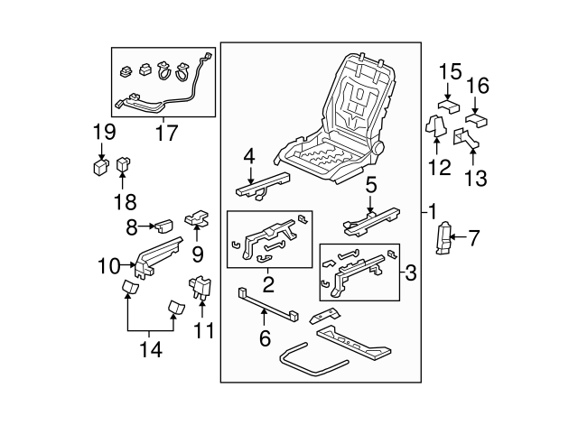 Honda Genuine 81102-SZA-A01ZA Seat Foot Cap Honda Genuine 81102-SZA-A01ZA Seat Foot Cap