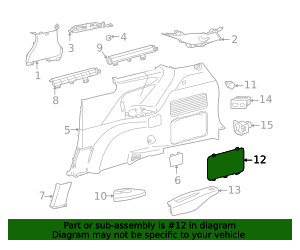 Access Cover - Toyota (64707-08020-C0)
