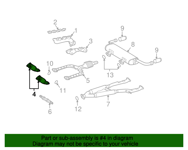 Lexus OEM Catalytic Converter Part 1845050350 OEM Vehicle Parts