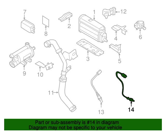 Genuine Hyundai 39210-2G550 Oxygen Sensor Assembly Genuine Hyundai 39210-2G550 Oxygen Sensor Assembly