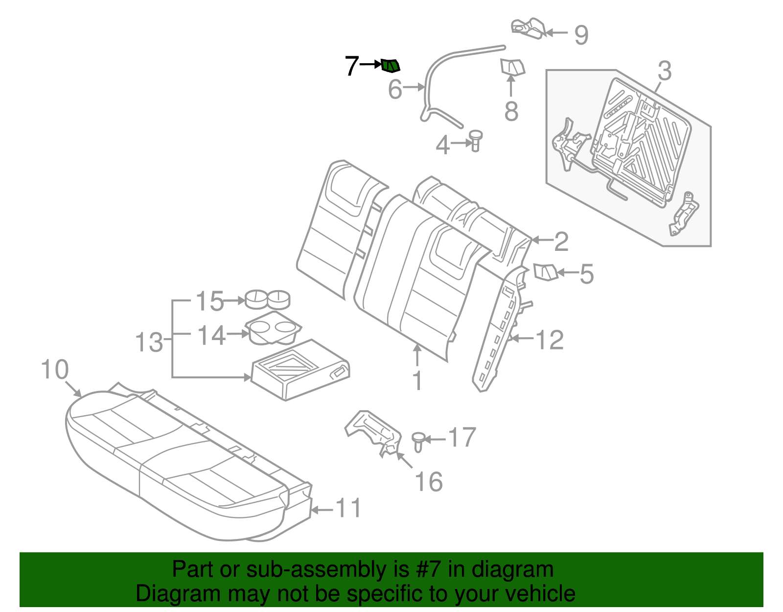 Release Cable Retainer - Ford (E8BZ-13A506-A)