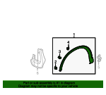 17 Honda Cr V Protector L Front Wheel Arch Tla A02 Honda Parts Online