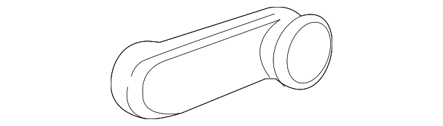 Jet Black Side Door Window Regulator Handle - GM (96951478)