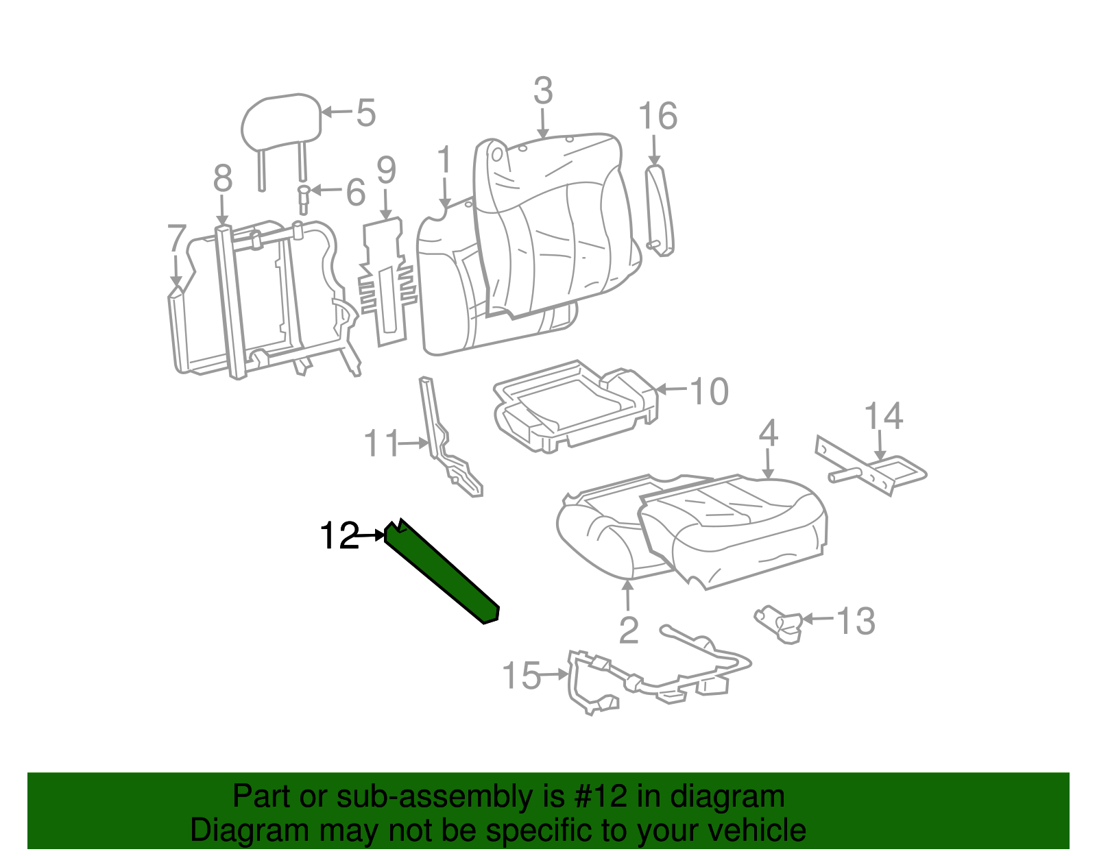 Bracket - GM (88941830)