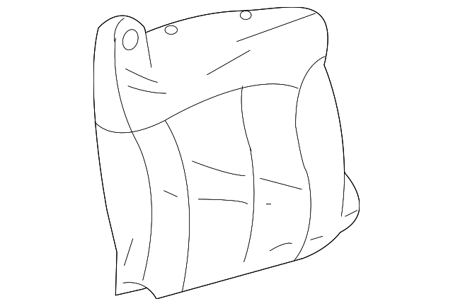 Cover, P/Seat Black Cushion                    *Wheat - GM (88940366)