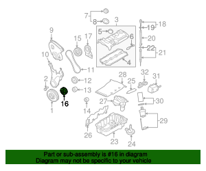 2008-2023 Volkswagen Crankshaft Gear 06H-105-209-AT | VW Parts Online