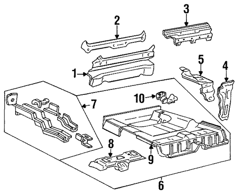 Package Tray Side Support - Ford (E84Y-5446812-A)