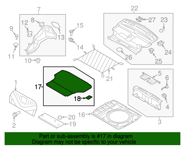 20142016 Hyundai Equus Floor Mat 857013N001RY OEM Parts Online