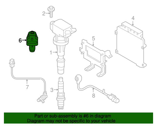 39350-2B030 - Engine Camshaft Position Sensor 2011-2024