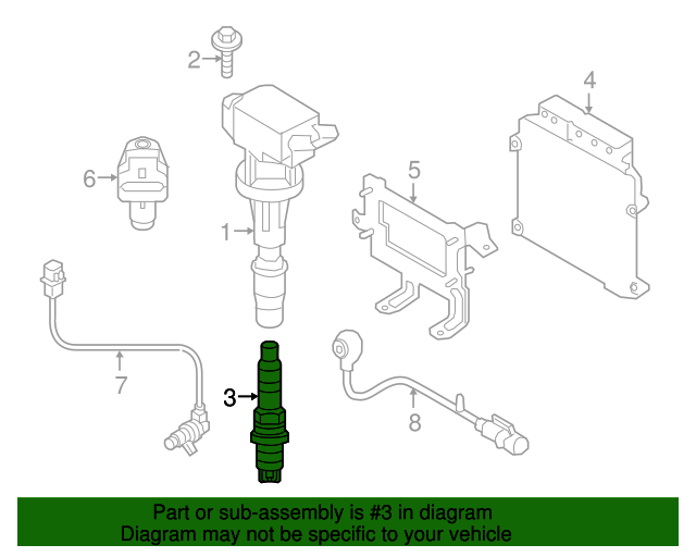 20172019 Kia Niro Spark Plug 1886808095
