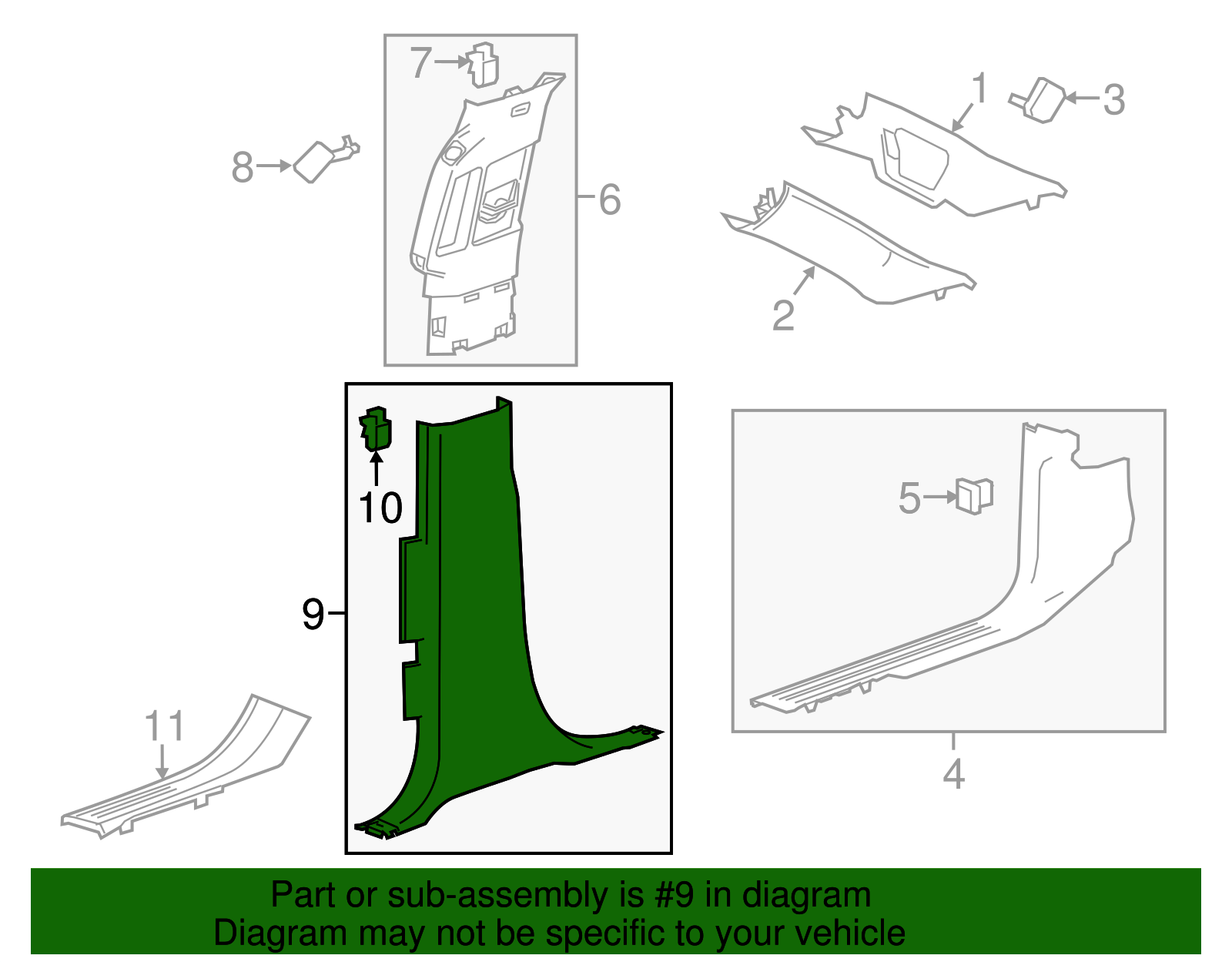F Panel - Cadillac (84154557)