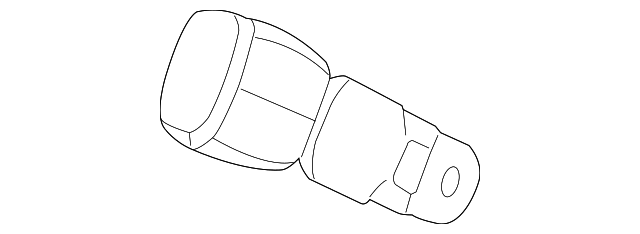 Light Cashmere Rear Driver Side Seat Belt with Buckle - Cadillac (89026028)