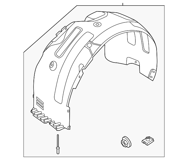 86811R5000 Fender Splash Shield 20212022 Kia Sorento Kia.Parts Store