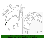 86552-R5000 - Front Bracket 2021-2023 Kia Sorento | Kia.Parts Store