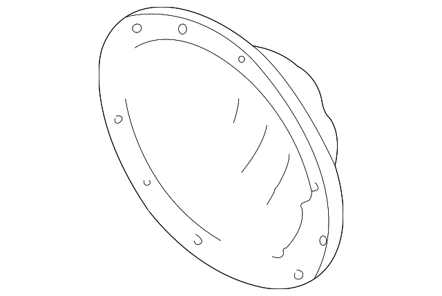 Rear Axle Housing Cover Kit with Gasket and Bolts - GM (12479379)