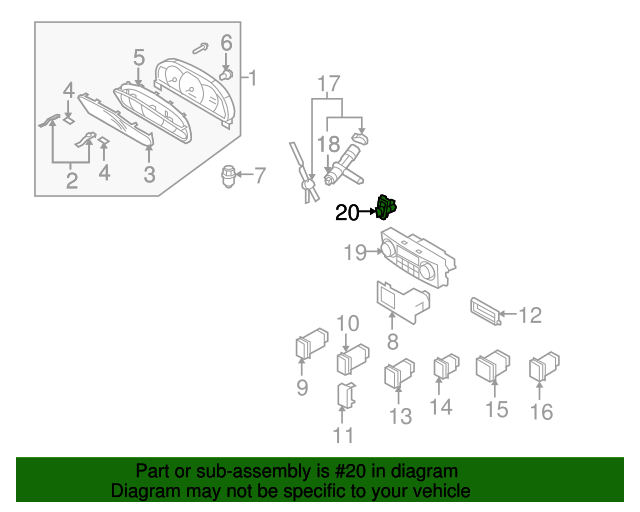 972353E260 Air Temp Sensor 20072009 Kia Sorento World Kia Parts