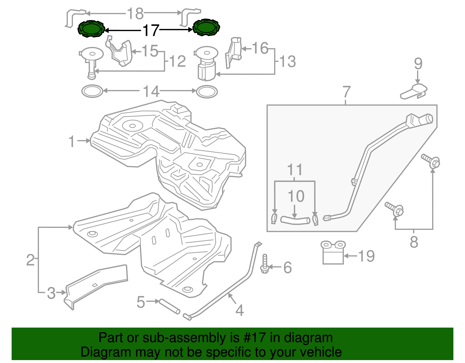 Lock Ring - Ford (GR2Z-9C385-A)